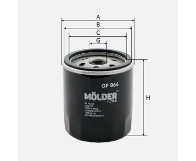 OF 866 MOLDER Фільтр масла
