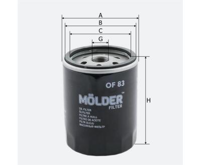 OF 83 MOLDER Фільтр масла