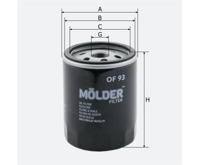 OF 93 MOLDER Фільтр масла