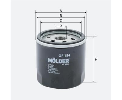 OF 184 MOLDER Фільтр масла