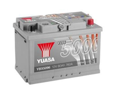 Акумулятор YBX5096 Yuasa 12V 80Ah 740A