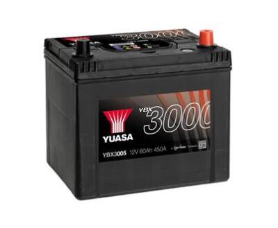 Акумулятор YBX3005 Yuasa 12V 60Ah 500A