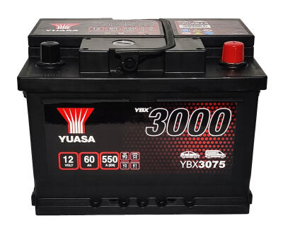 Акумулятор YBX3075 Yuasa 12V 60Ah 550A