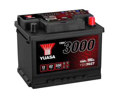 Акумулятор YBX3027 Yuasa 12V 62Ah 550A