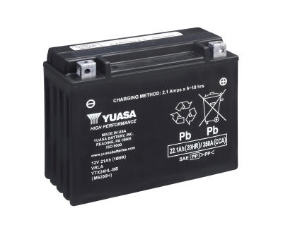 Акумулятор МОТО YTX24HL-BS(CP) Yuasa 12V 22,1Ah 350A