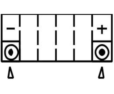 Акумулятор МОТО YTX5L-BS(CP) Yuasa 12V 4Ah 80A