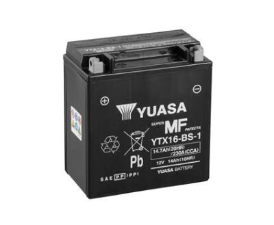 Акумулятор МОТО YTX16-BS-1(CP) Yuasa 12V 14,7Ah 230A