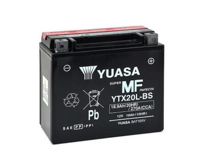 Акумулятор МОТО YTX20-BS(CP) Yuasa 12V 18,9Ah 270A