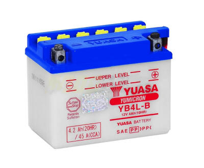 Акумулятор МОТО YB4L-B(CP) Yuasa 12V 4,2Ah 45A