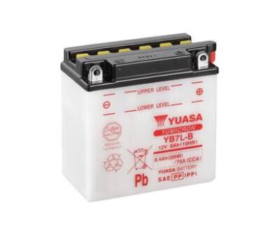 Акумулятор МОТО YB7L-B(CP) Yuasa 12V 8,4Ah 75A