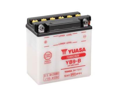 Акумулятор МОТО YB9-B(CP) Yuasa 12V 9,5Ah 115A