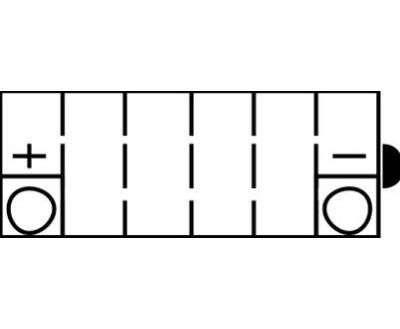 Акумулятор МОТО YB9-B(CP) Yuasa 12V 9,5Ah 115A