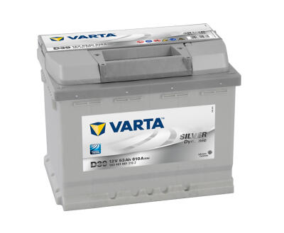 Акумулятор VARTA 63Ач 610А +/- 242*175*190 Silver Dynamic  D39