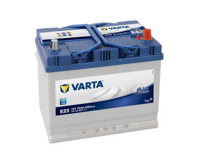 Акумулятор VARTA 70Ач 630А -/+ 261*175*220 Blue Dynamic  E23