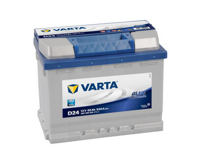 Акумулятор VARTA 60Ач 540А -/+ 242*175*190 Blue Dynamic  D24