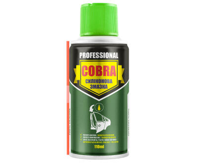 Силіконова змазка,SILICONE SPRAY COBRA,110ml. (48шт.)