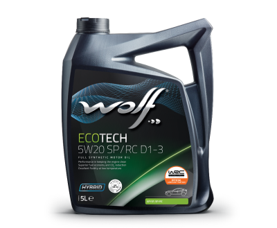 Олива моторна WOLF ECOTECH 5W20 SP/RC D1-3  5л.