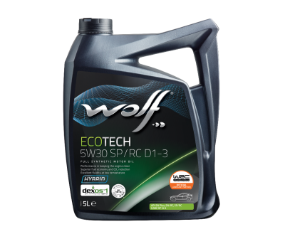 Олива моторна WOLF ECOTECH 5W30 SP/RC D1-3  5л.