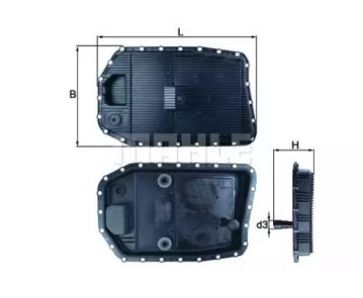 HX154 Фільтр гідравліки (KNECHT)