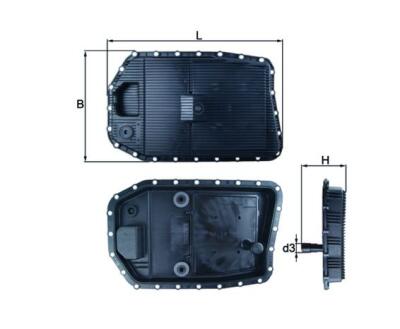 HX154 Фільтр гідравліки (KNECHT)