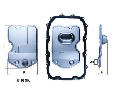 HX160KIT Фільтр гідравліки (KNECHT)