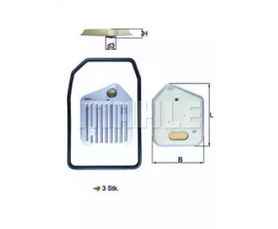 HX163KIT Фільтр гідравліки (KNECHT)
