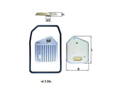 HX163KIT Фільтр гідравліки (KNECHT)