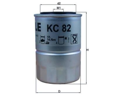 KC82D Фільтр палива (KNECHT)