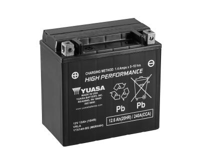 Акумулятор МОТО YTX14H-BS(CP) Yuasa 12V 12,6Ah 240A