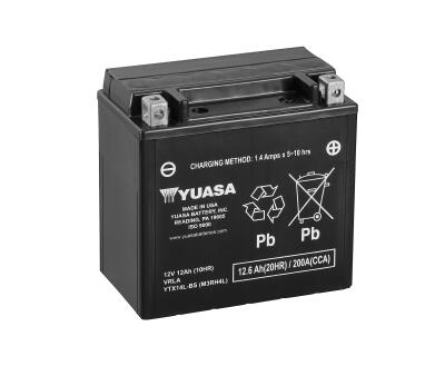 Акумулятор МОТО YTX14L-BS(CP) Yuasa 12V 12,6Ah 200A