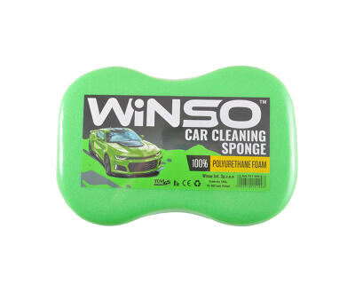 Губка для миття авто WINSO з дрібними порами 240*160*70mm (зелена)