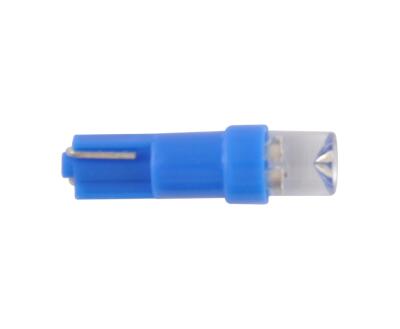 LED 12V T5 W2x4.6d 1leds blue 1шт.(20шт.) Поліетилен уп. підсвічування салону