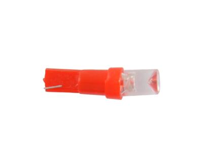 LED 12VT5W2x4.6d 1leds red 1 шт. (20шт) Поліетилен уп.. підсвічування салону