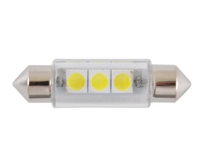 LED 12V SV8.5 T11x39 3led 5050 white 1шт. (10шт.) Поліетилен уп.