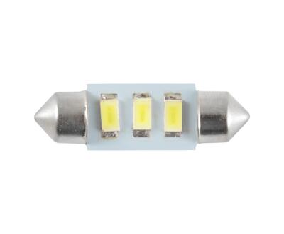 LED 12V SV8.5 T11x36 3SMD 5630 white 3 leds 10шт. Поліетилен уп