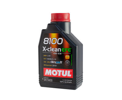 Олива моторна MOTUL 8100 X-clean EFE SAE 5W30 12х1 L