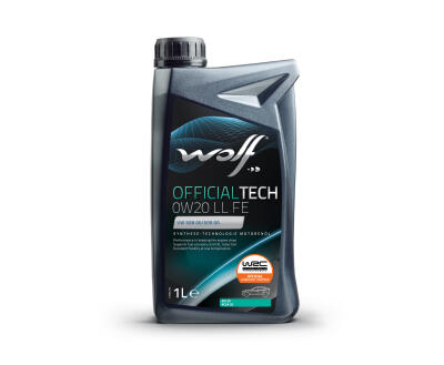 Олива моторна WOLF OFFICIALTECH 0W20 LL FE  1л.