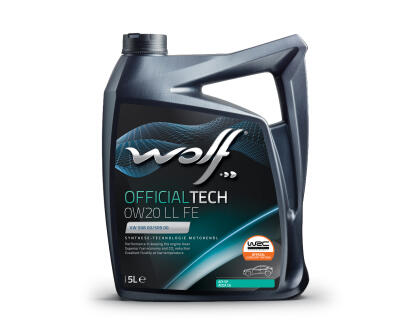 Олива моторна WOLF OFFICIALTECH 0W20 LL FE  5л.