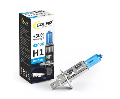 Solar H1 12V 55W P14,5s StarBlue 4200K (1000 шт.)
