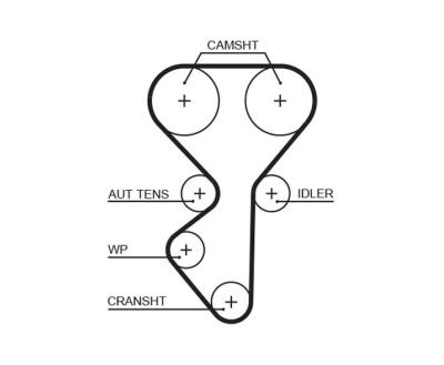 KP15631XS-1 (7883-13304)  Комплект ременя ГРМ GATES WATER PUMP KIT