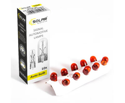 Solar WY5W AMBER 12V W2,1x9,5d (10шт.)