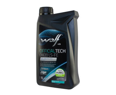 Олива моторна WOLF OFFICIALTECH 0W20 LS-FE  1л.