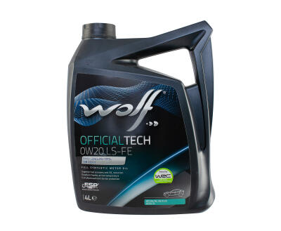 Олива моторна WOLF OFFICIALTECH 0W20 LS-FE  4л.