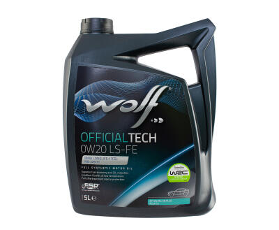 Олива моторна WOLF OFFICIALTECH 0W20 LS-FE  5л.