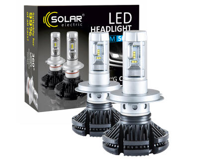 SOLAR LED H4 12/24V 6000Lm 50W ZES Chip (50шт.)