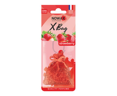 NOWAX Автомобільний ароматизатор повітря полімерний Nowax X Bag - Strawberry (20шт/ящ)