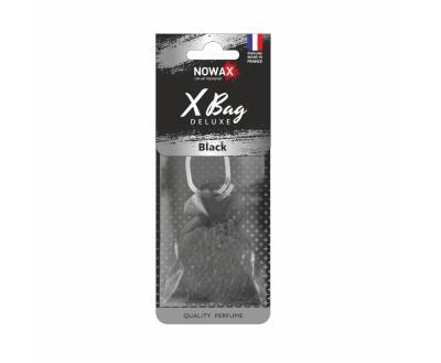 NOWAX Автомобільний ароматизатор повітря полімерний  X Bag DELUXE - Black
