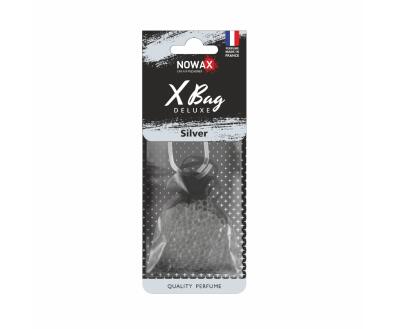 NOWAX Автомобільний ароматизатор повітря полімерний  X Bag DELUXE - Silver