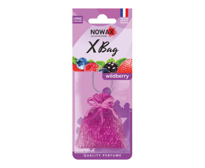 NOWAX Автомобільний ароматизатор повітря полімерний Nowax X Bag - Wildberry (20шт/ящ)