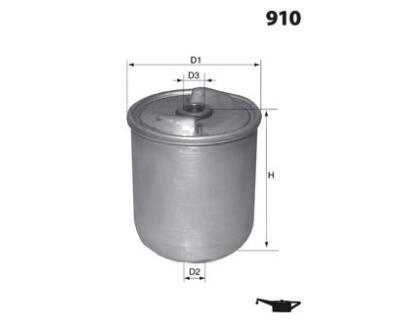EHC8500 Фільтр оливи (Mecafilter) ( аналог51417E/OZ1D)